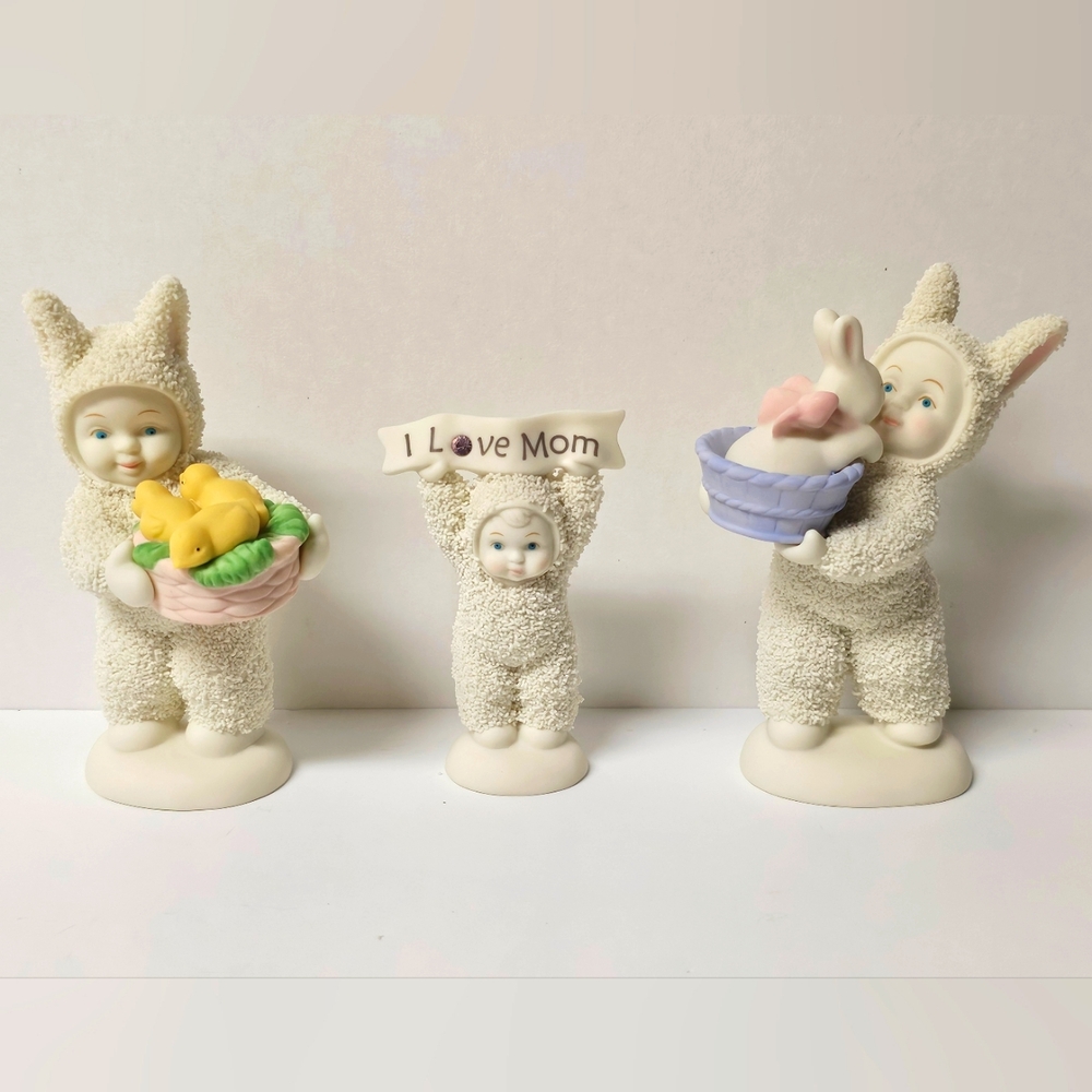Lot of 3 Dept. 56 Snow figurines NEW